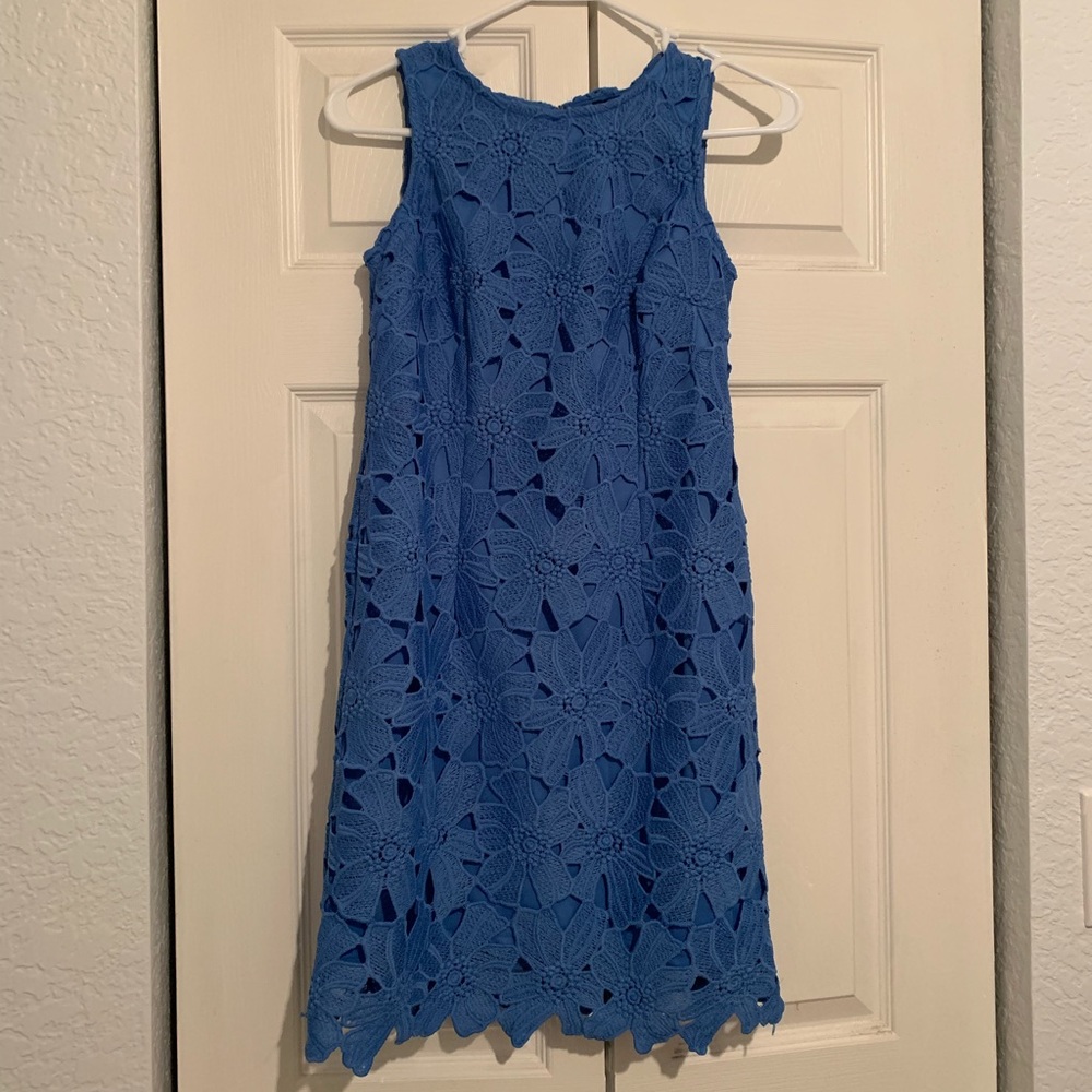 Ann Taylor Floral Lace Cocktail Dress